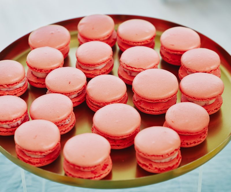 Ga voor goud – Frambozen macarons