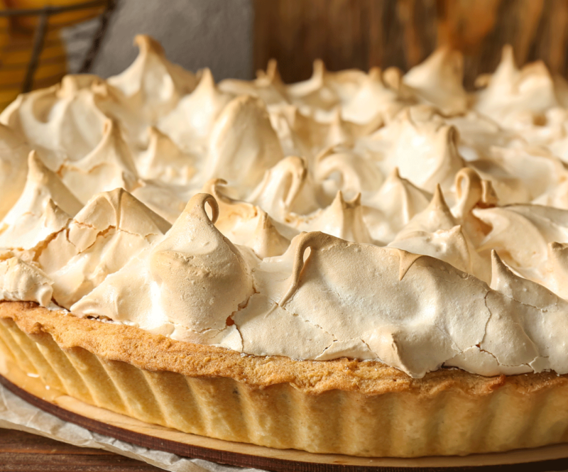 Engelse Lemon Meringue taart