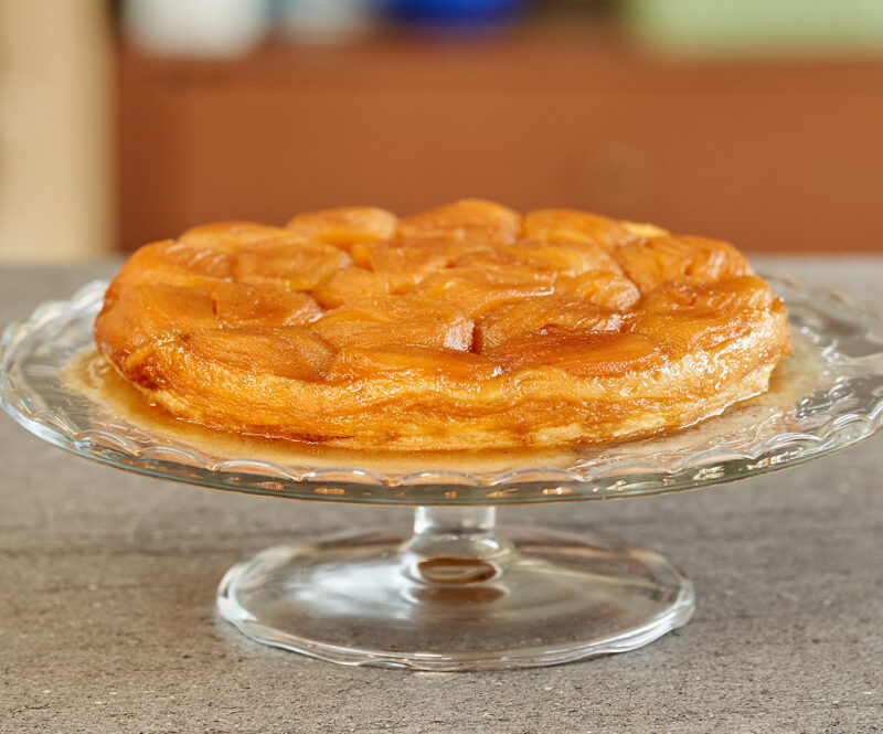 Tarte tatin met appel en ijs