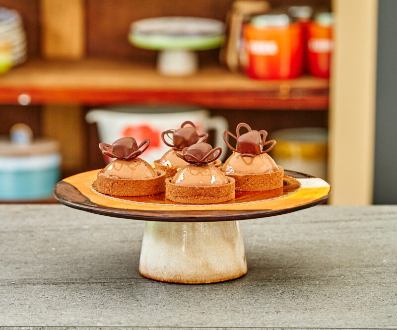 Chocolade bolgebakjes